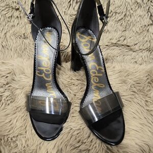 Black Sandal Heels Sam Edelman